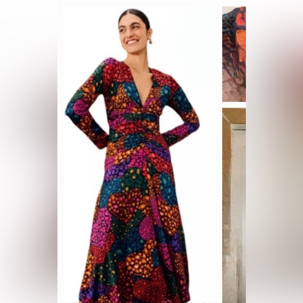 Farm Rio Multi Leopard Dress - Picture 4 of 4